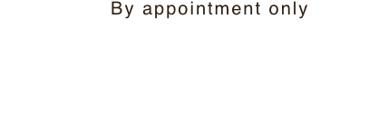 完全事前予約制 ご予約はLINEから